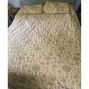 Country Curtains Vintage Comforter Cover  92x100 And 2 Shams Made In The USA